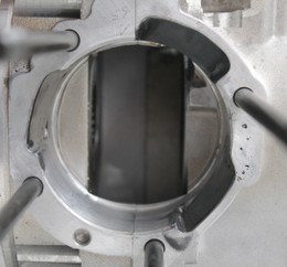worb5 vespa lambretta engine case overflow channels